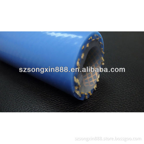 Polyester fabric reinforced silicone tube